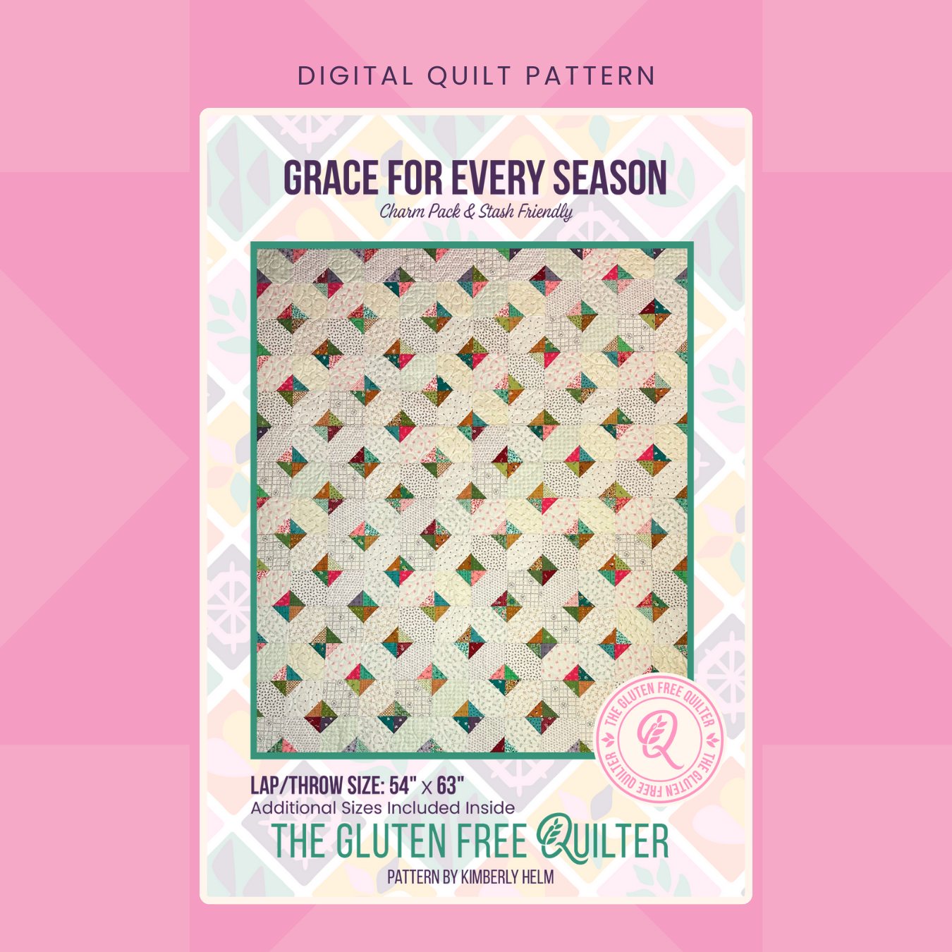Grace For Every Season DIGITAL Quilt Pattern